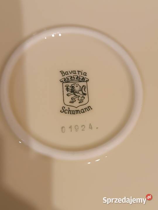 Patera Schumann pomarańczowa róża Porcelana i szkło Gorlice