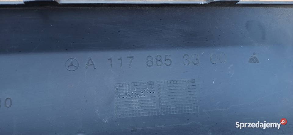 MERCEDES CLA W117 LIFT DOKŁADKA ZDERZAKA TYŁ Bieleń