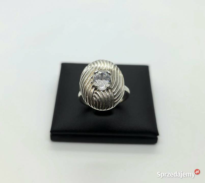Srebrny pierścionek próby 925 537g Rozmiar 18 Elbląg