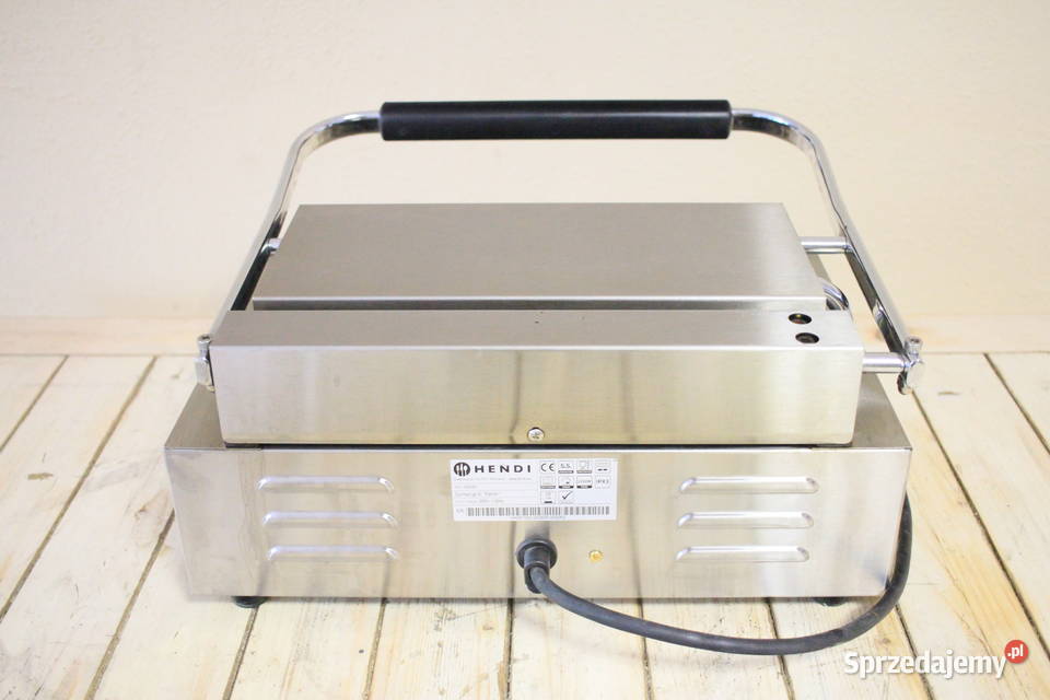 Grill kontaktowy ryflowany PANINI Hendi 263655