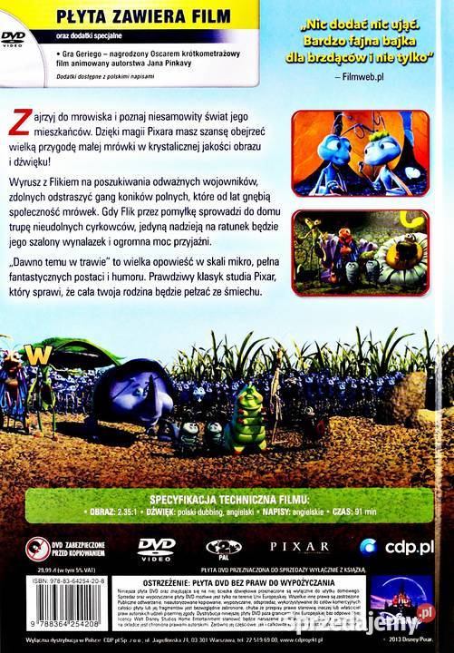 DAWNO TEMU W TRAWIE DISNEY PIXAR Kalisz