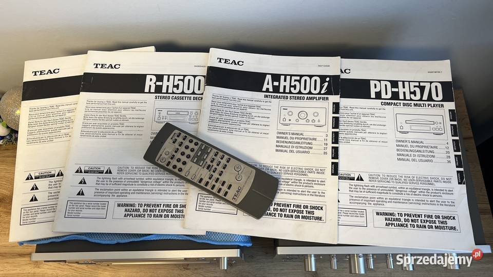 Wieża Teac Wzmacniacz H500I Tuner TH500 CD Tarnów