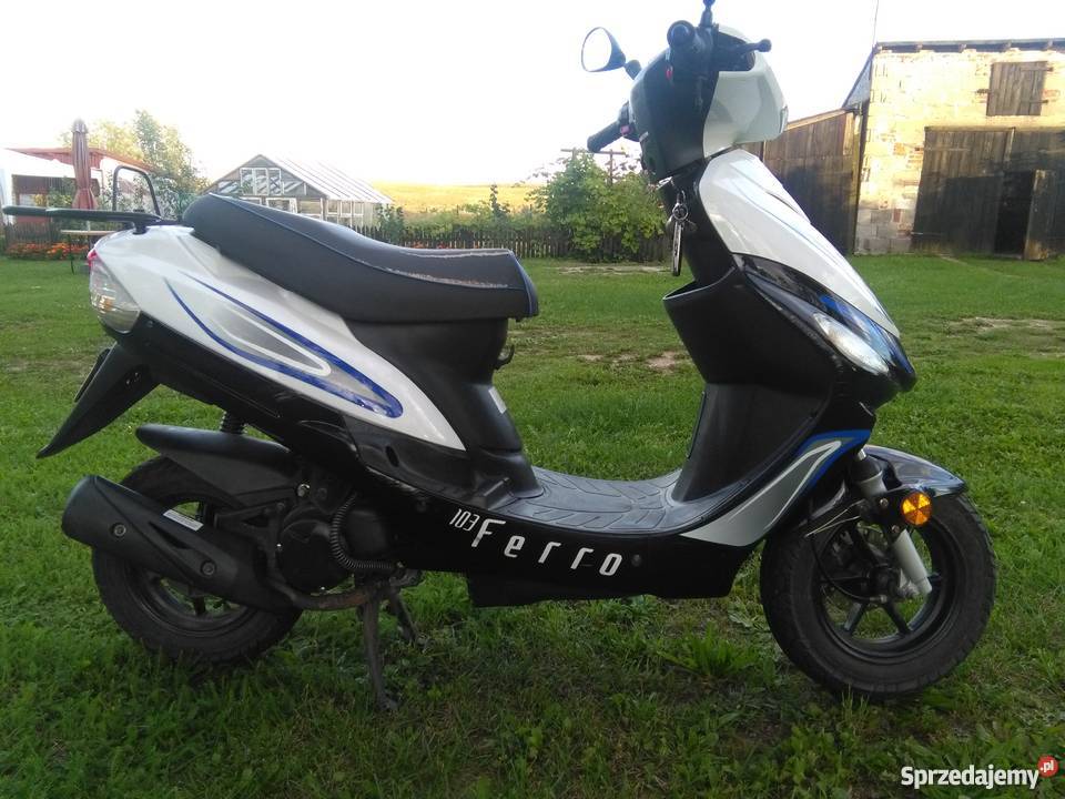 Sprzedam skuter ferro biały Podlasek