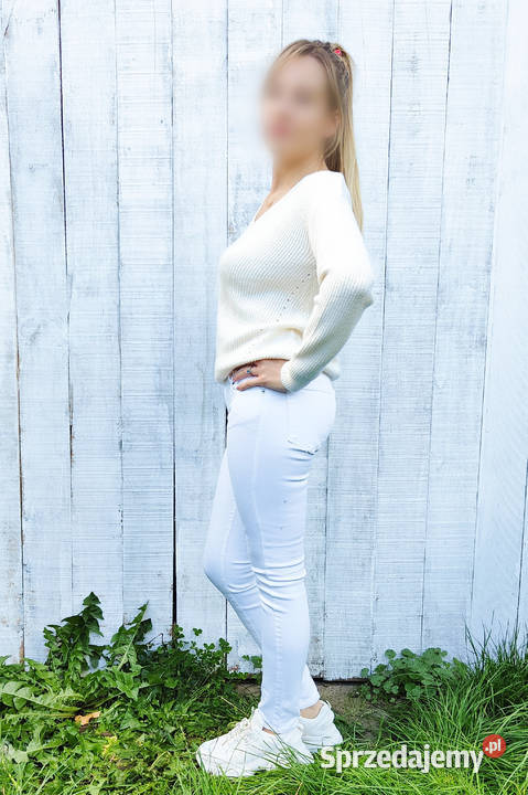 Białe spodnie jeansy Polo Ralph Lauren The zachodniopomorskie