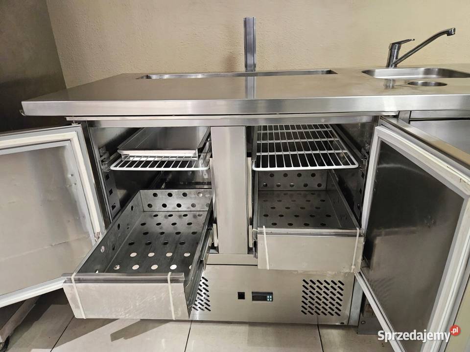 Stół chłodniczy 2 drzwiowy z blatem roboczym Góra sprzedam