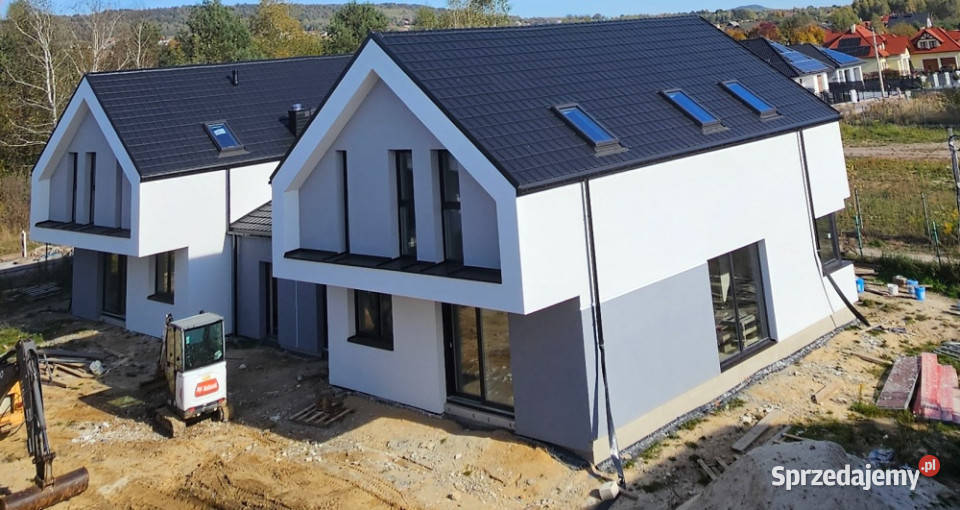 Nowoczesny dom miniosiedle 5 Kielc 174m2 świętokrzyskie Masłów Pierwszy