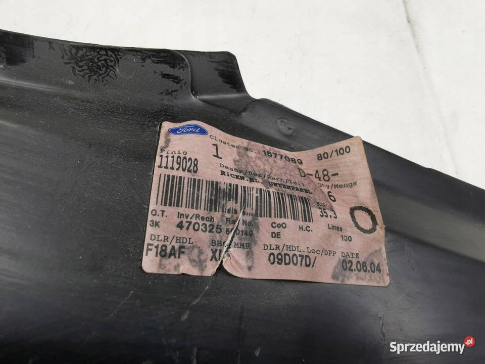 PAS TYLNY ŚCIANA FORD MONDEO 2007 1119028 osobowe sprzedam