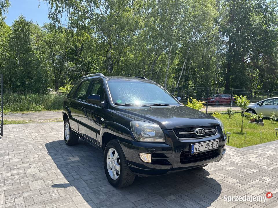 Kia Sportage 20B z Niemiec zarejestrowana czarny mazowieckie Puszcza Mariańska