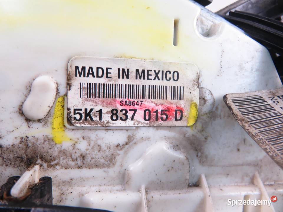 ZAMEK LEWY PRZEDNI VW JETTA IV 5K1837015D osobowe sprzedam