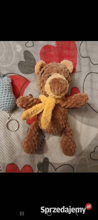 Miś I breloczek handmade Dla niemowląt mazowieckie Miętne