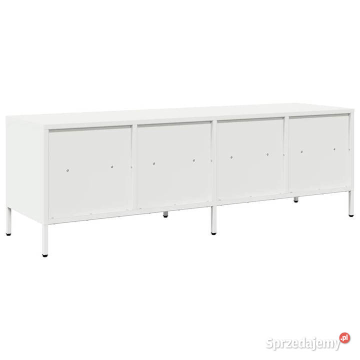 Szafka RTV biała 135x39x435 stal walcowana na Warszawa