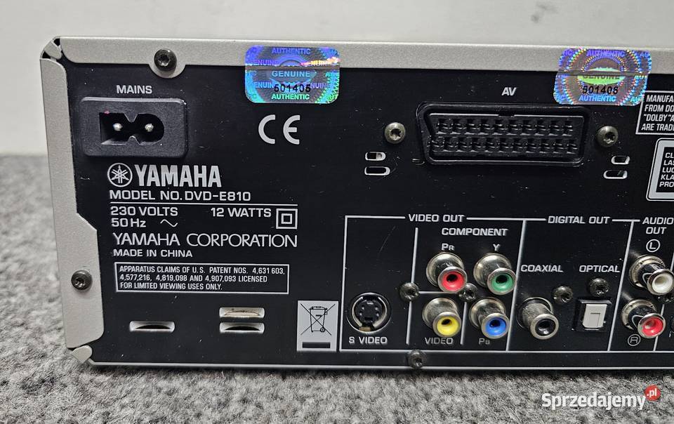 Odtwarzacz płyt Yamaha DVDE810 Pianocraft Kraków
