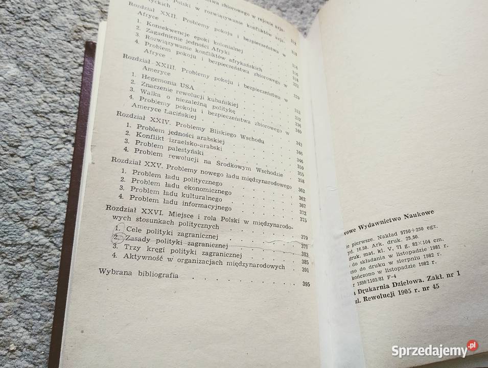 Międzynarodowe stosunki polityczne Józef Kukułka twarda Gdańsk sprzedam