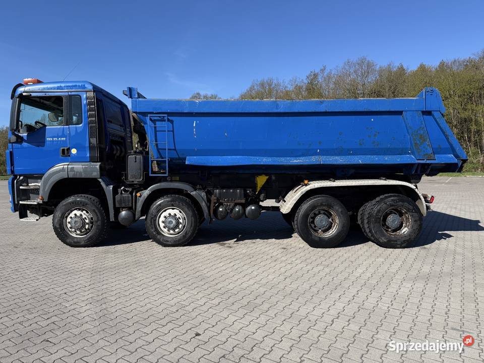 Man tgs 32440 8x8 wywrotka tylno sypowa 2009 Stargard