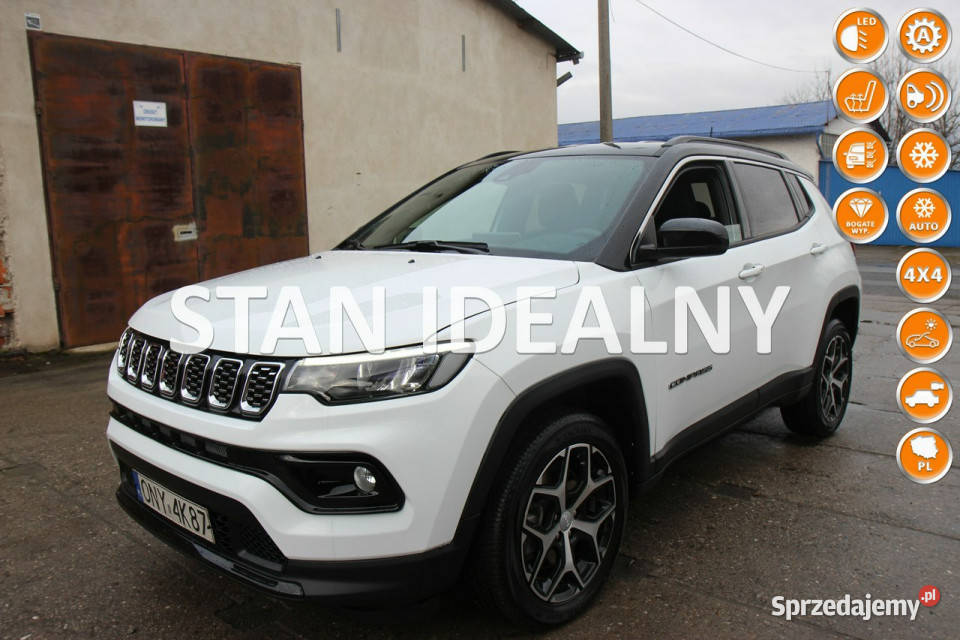 Jeep Compass 2024r LIMITED 20 TURBO 200 benzyna opolskie Nysa