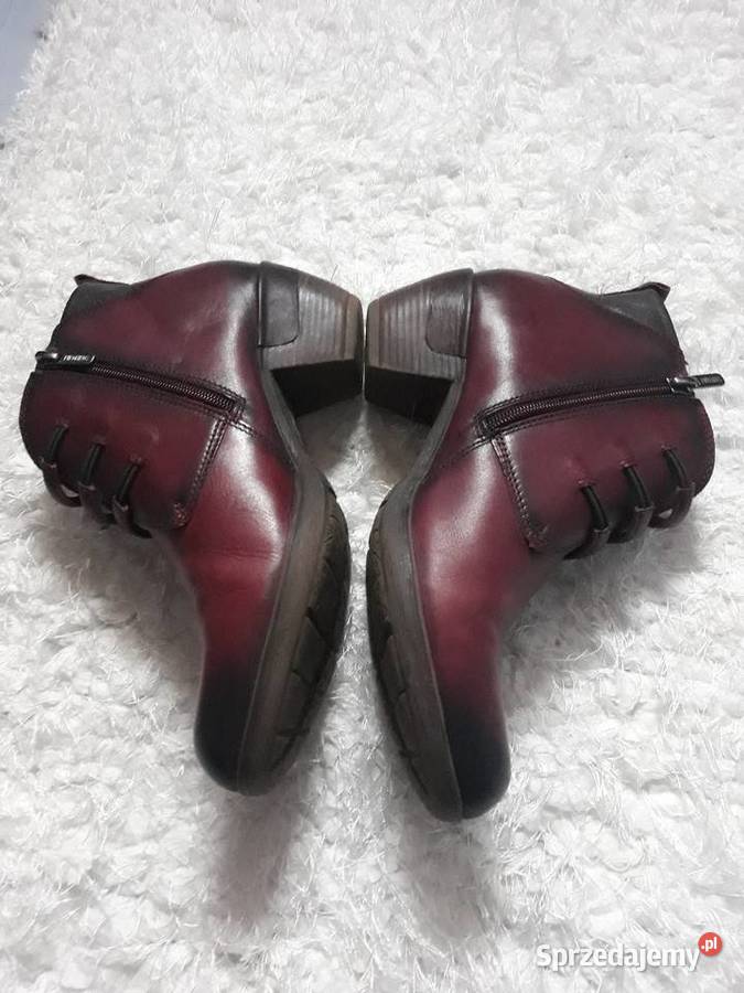 Skórzane trzewiczki damskie TAMARIS WOJAS podkarpackie Rzeszów sprzedam