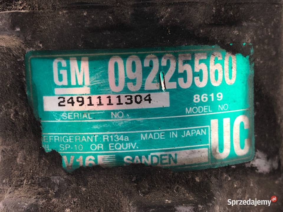 SPRĘŻARKA KLIMATYZACJI OPEL VECTRA C 09225560 22 sprzedam