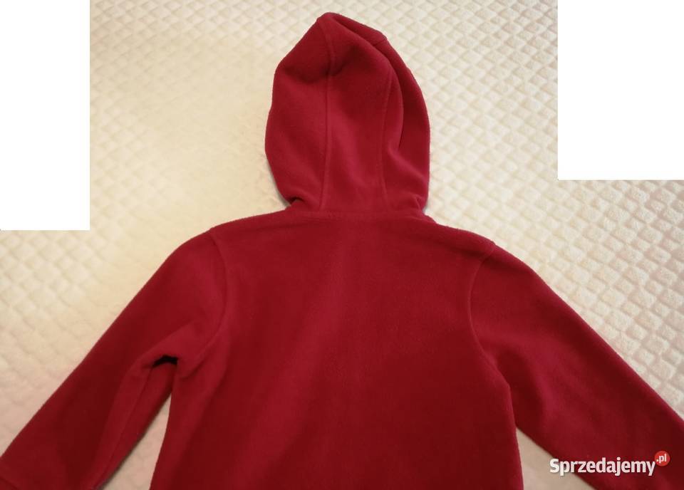 Bluza polarowa rozpinana ciepła z kapturem 116 śląskie sprzedam
