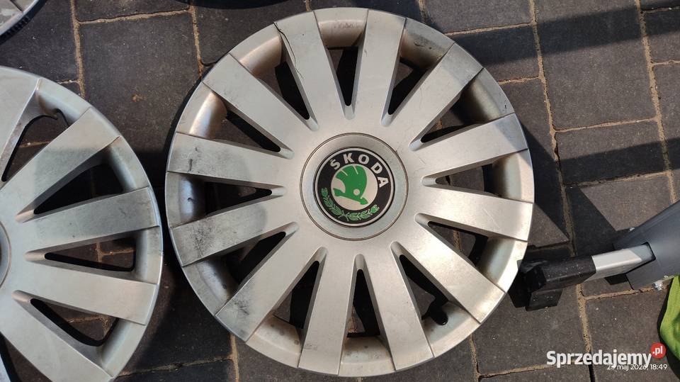 Oryginalne kołpaki 15 skoda oryginalne Kołpaki Łazy