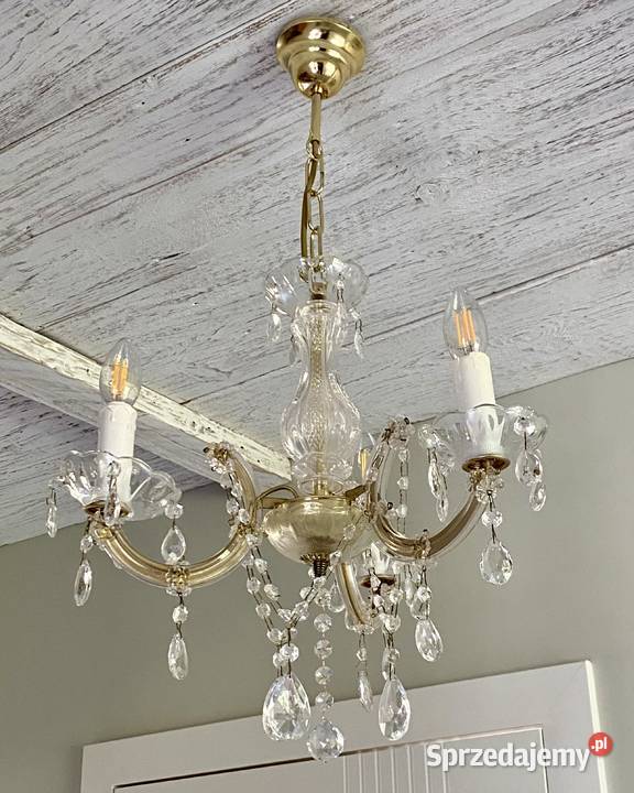 Francuski Żyrandol Vintage 8 Francja 3ram Lampy wiszące wielkopolskie Poznań