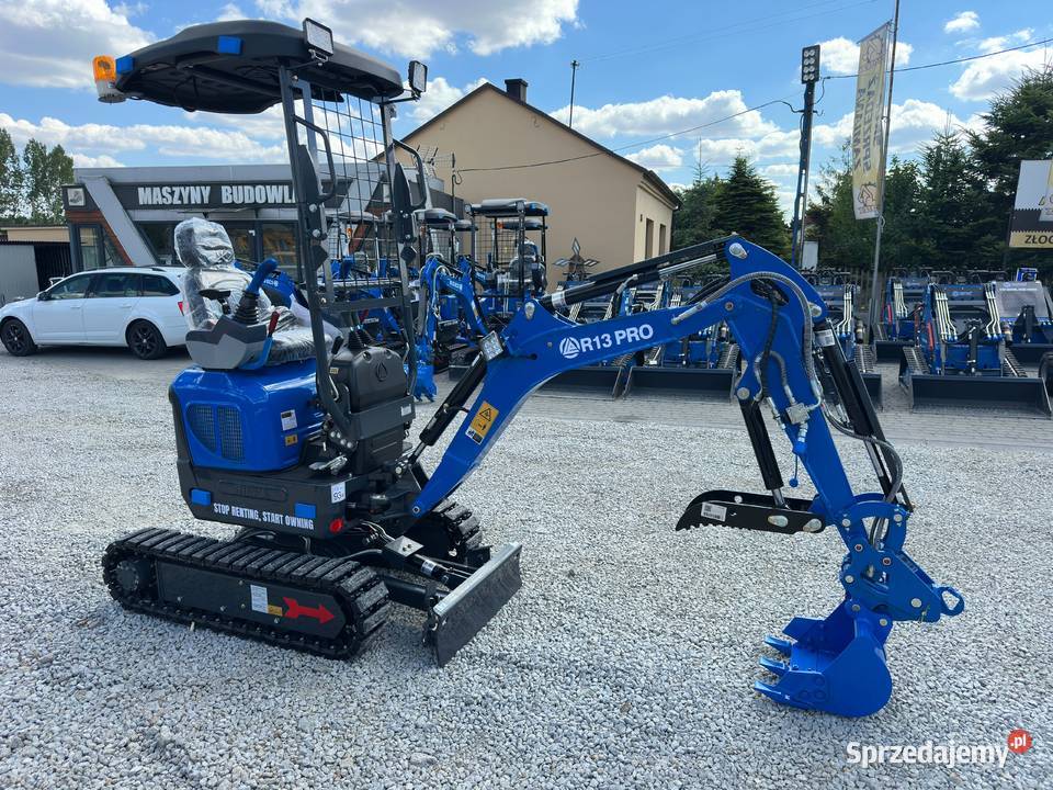 Nowa Minikoparka RIPPA R13 PRO Kubota 1300 Rzeszów
