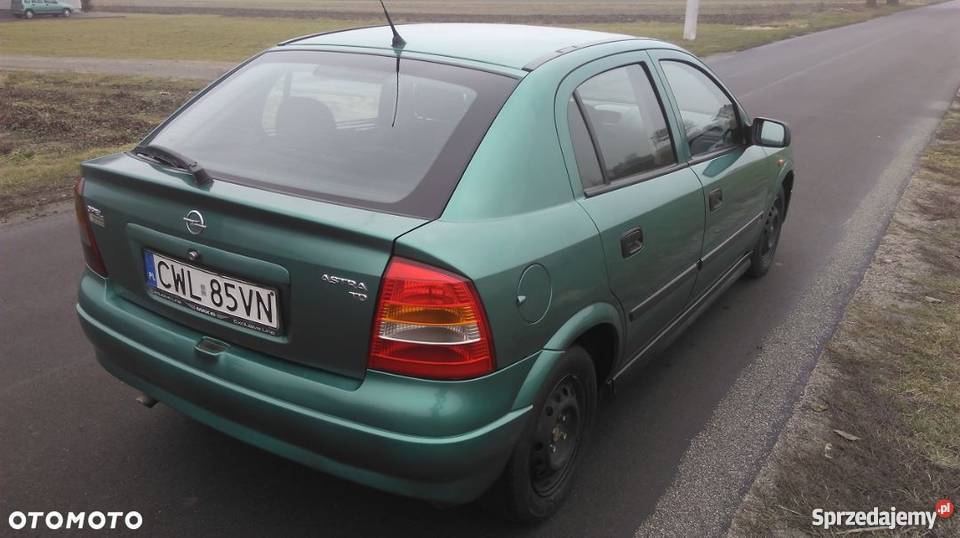 OPEL ASTRA II 17 diesel z 1998 roku z klimą itd Brześć Kujawski