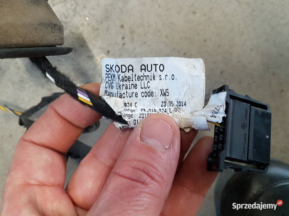 SKODA RAPID FABIA II SEAT INSTALACJA PDC CZUJNIK osobowe
