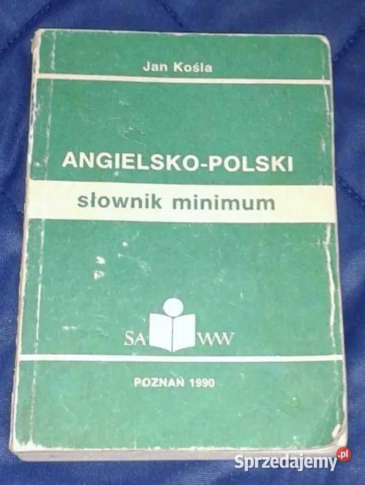 Słownik angielsko-polski. Jan Kośla