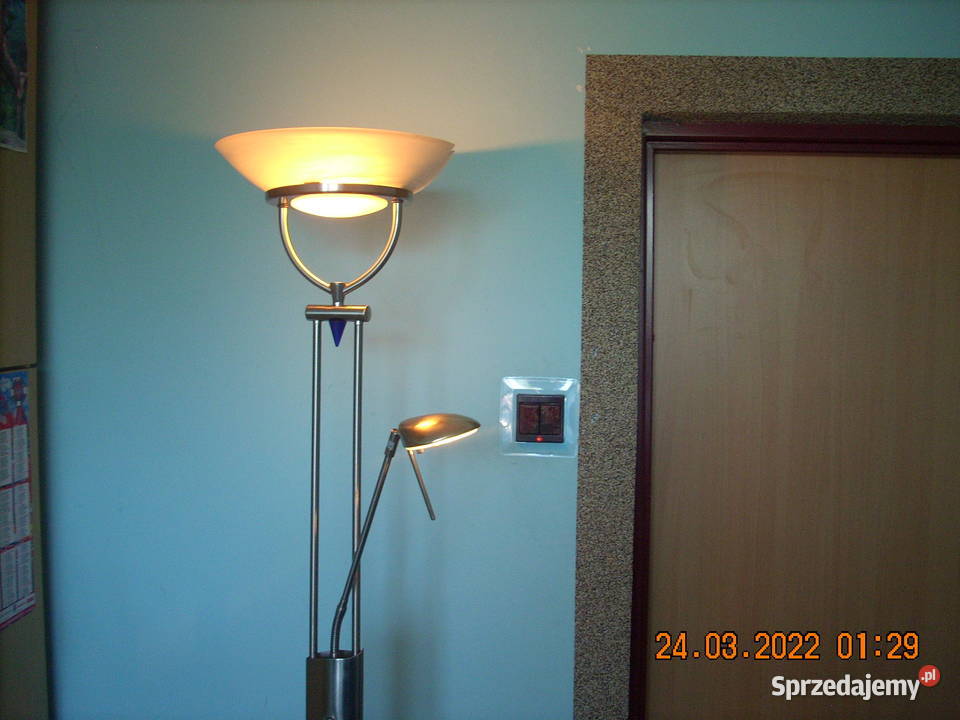 Lampa Stojąca z regulacją świecenia Wyposażenie wnętrz łódzkie Rękoraj