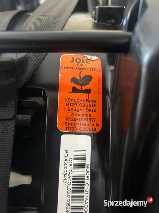Fotelik samochodowy Joie iSnug lekki