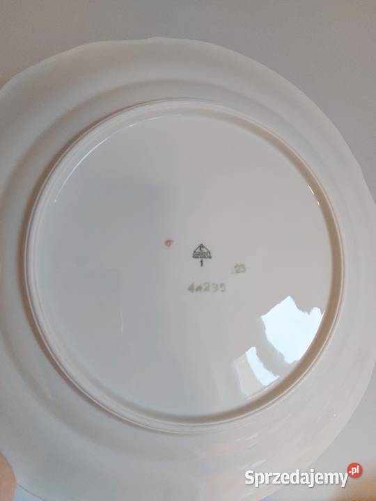 porcelanowy talerz do ciasta porcelana Chodzież wielkopolskie Poznań