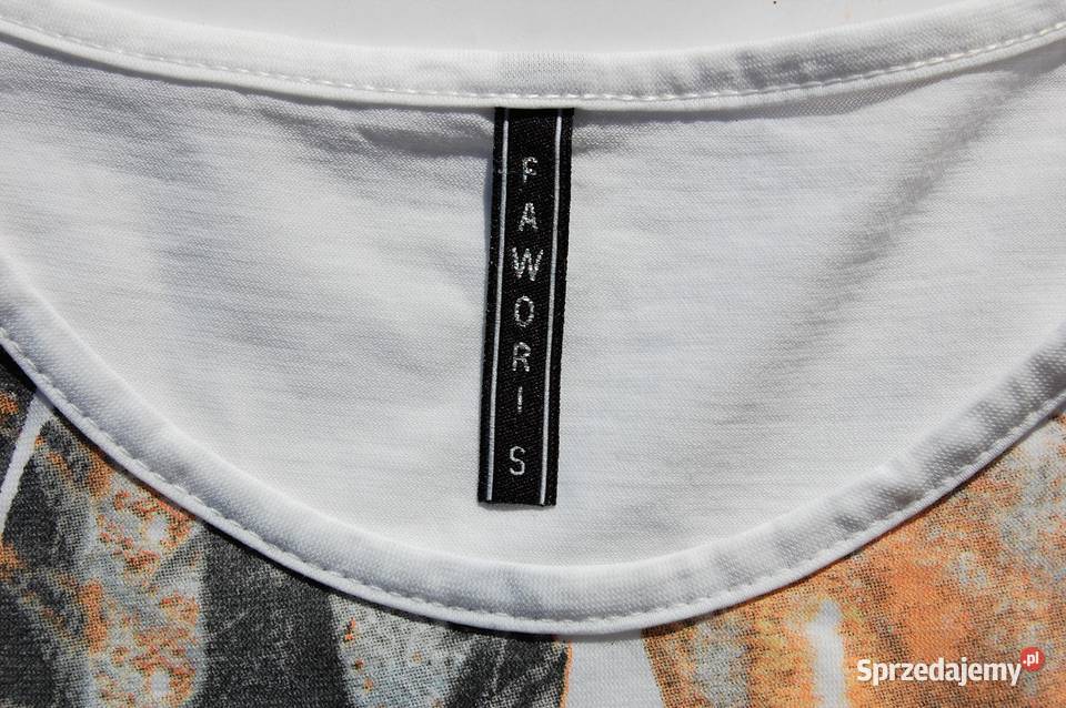 Czaszka indianin pióropusz bluzka z krótkim Inny materiał Lublin