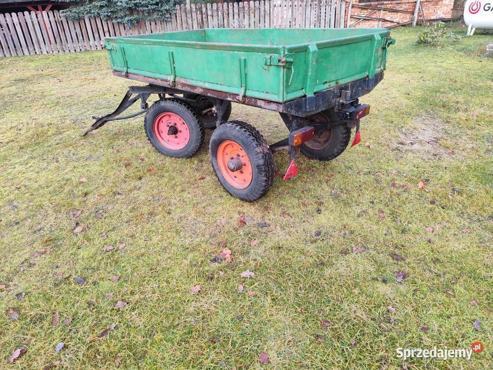 Przyczepka pod mini traktorek Przyczepy rolnicze Krosno Odrzańskie sprzedam