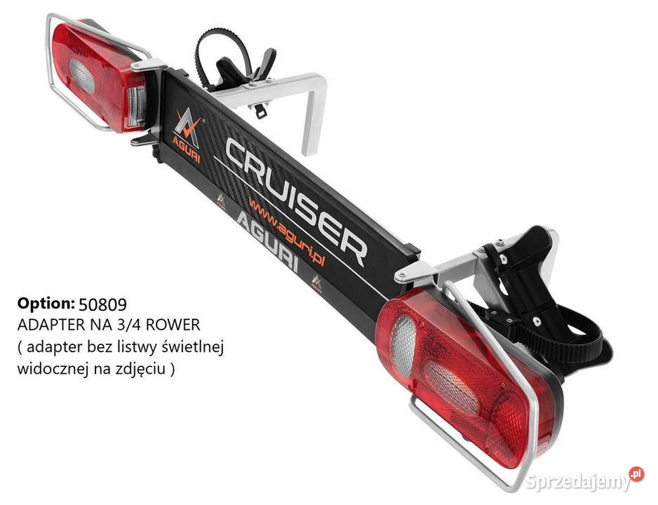 Bagażnik Platforma Rowerowa Aguri CRUISER SILVER Sport i Wypoczynek Rybnik