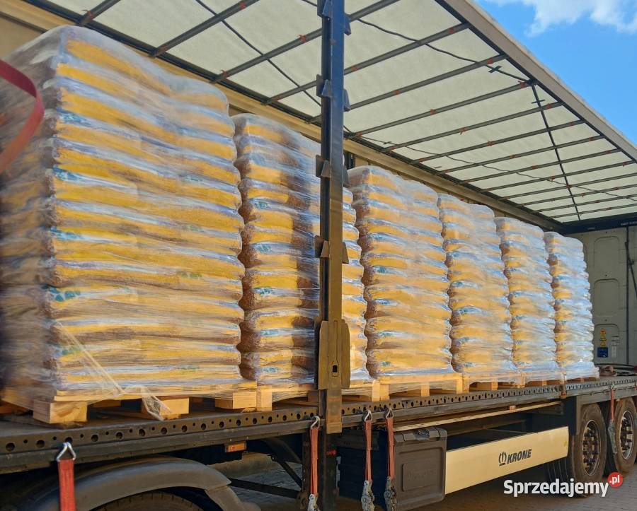Wood Pellet paleta 65 worków 15 Barcin sprzedam