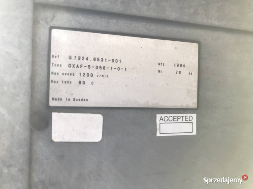 WENTYLATOR PRZEMYSŁOWY Dmuchawa Wyciąg Nadmuch Ostrów Wielkopolski