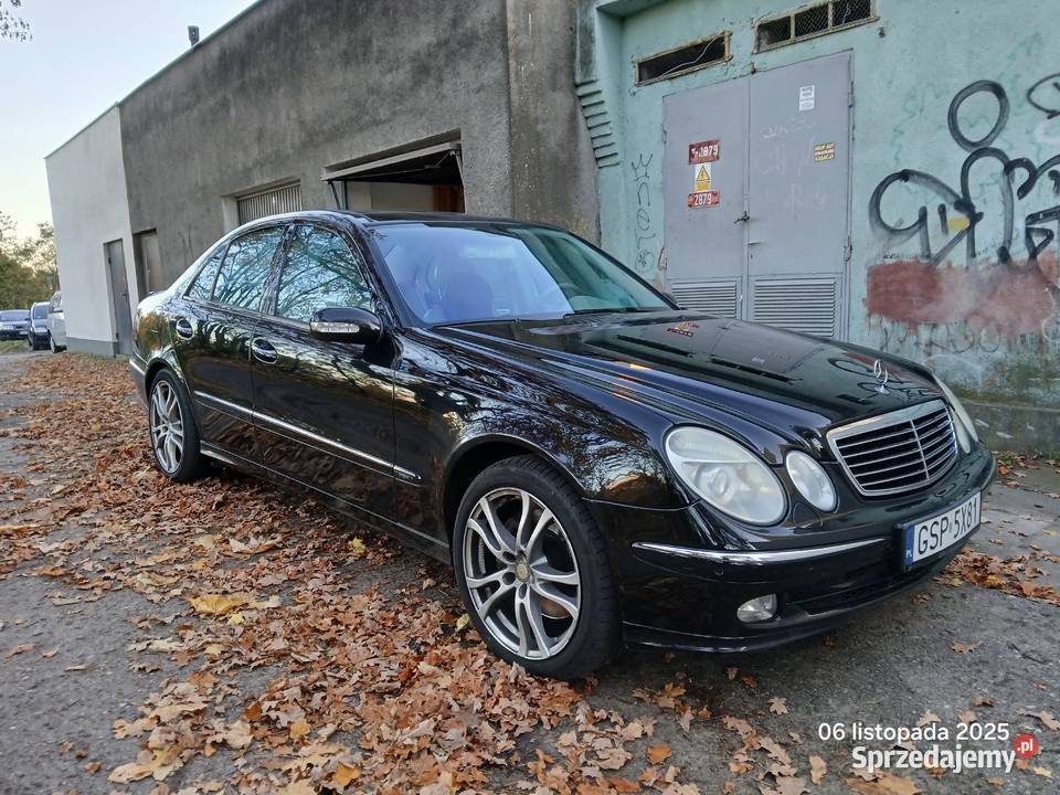 MERCEDES E500 W211 50 V8 LPG jasne wnętrze Gdynia