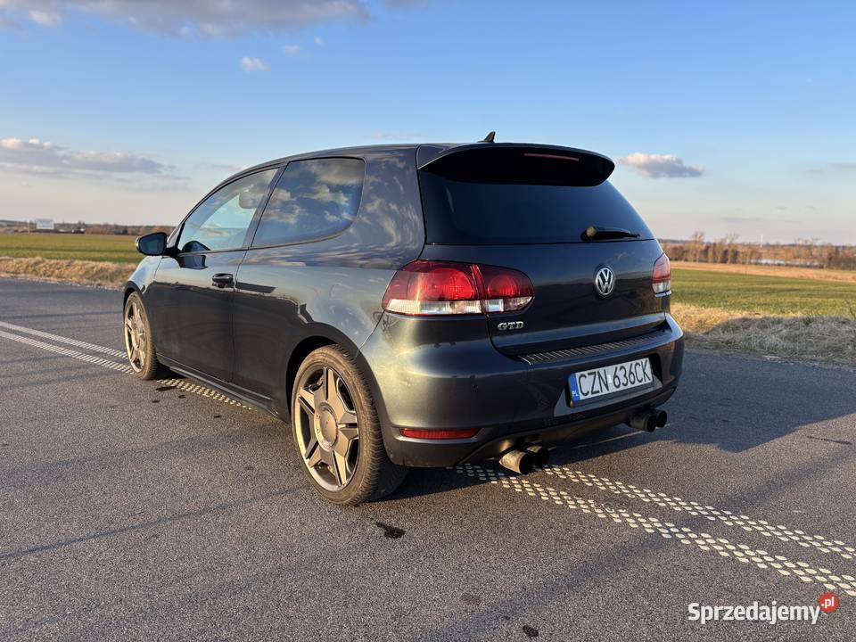 VW Golf VI GTD 20 TDI 170 DSG Bogate wyposażenie kujawsko-pomorskie Żnin