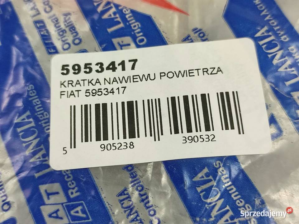 KRATKA NAWIEWU POWIETRZA DESKI ROZDZ FIAT UNO CS