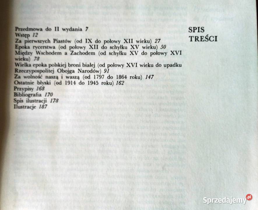 Polska broń Broń biała