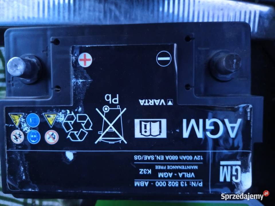 Akumulator varta Agm 12 v 60 ah 680A Motoryzacja Rzeszów