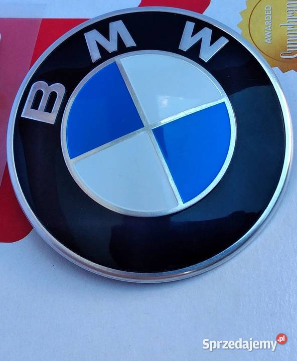 Znaczek Emblemat Logo do BMW 51148132375 82mm Emblematy Motoryzacja Poznań sprzedam