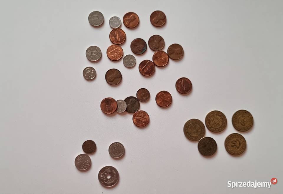 Monety różne zagraniczne Zielona Góra sprzedam