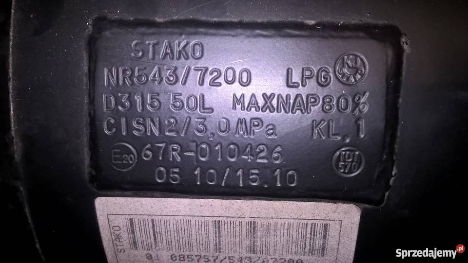 butla lpg 50 L STAKO Tomaszów