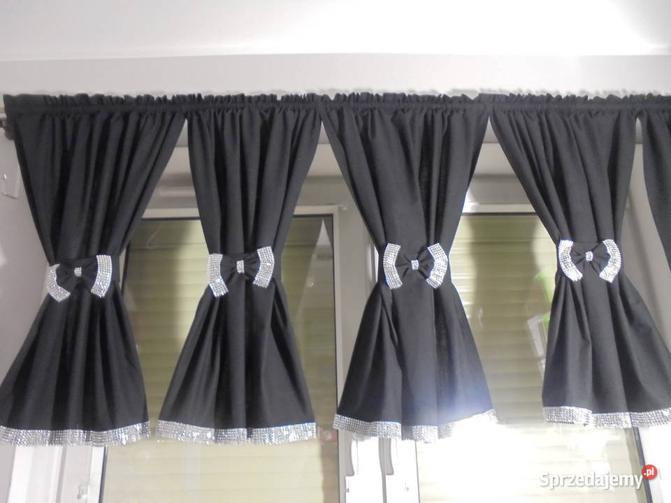 komplety na okno firanki glamur cyrkonie szyjemy Włocławek