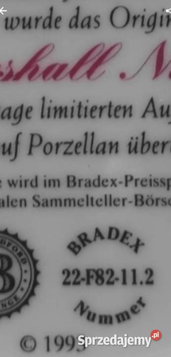 Frstenberg Najpiękniejsze stare różetalerz łódzkie Pabianice
