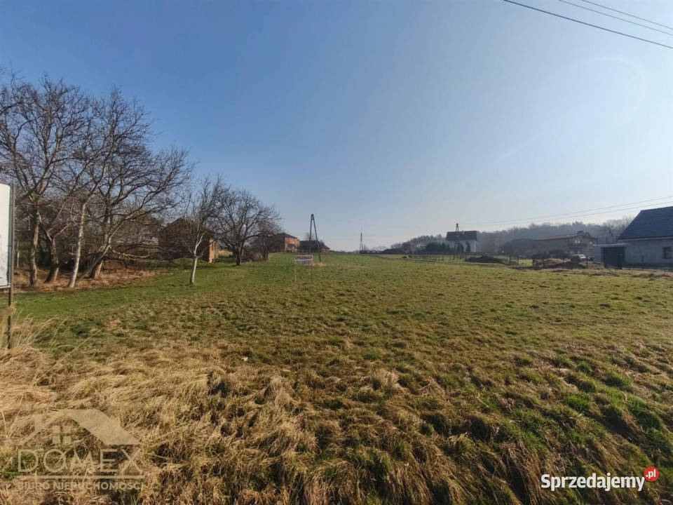 sprzedaży gruntu Rzuchów 4811m2 asfalt śląskie