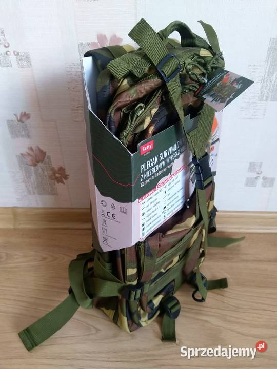 NOWY Plecak Survivalowy MORO z Niezbędnym Zabrze