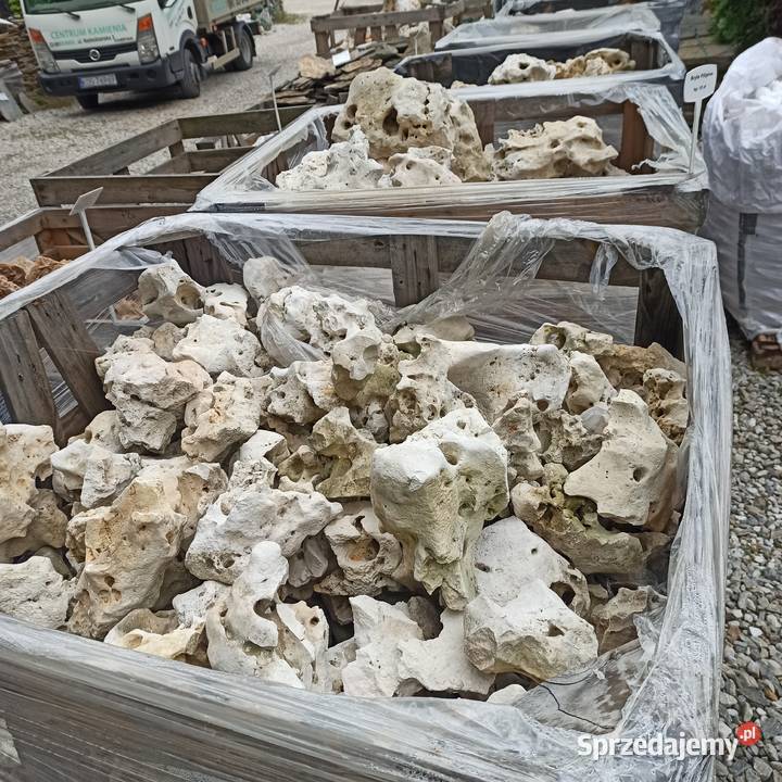 Wapień do akwarium z dziurami Tanganika Iwagumi Żwir i kamienie małopolskie