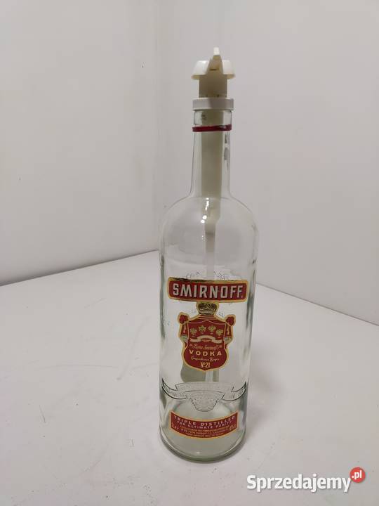 Butelka 3l z dozownikiem SMIRNOFF bez zawartości